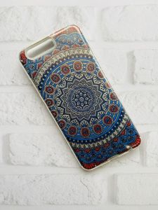 Силіконовий чохол з блискучою вставкою для Huawei P10 Орнамент. Кола