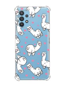 Чохол з потовщеними кутами на Samsung Galaxy A32 Лами (принт: 95)