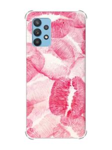 Чохол з потовщеними кутами на Samsung Galaxy A32 рельєфний дизайн Цьомики принт: 93