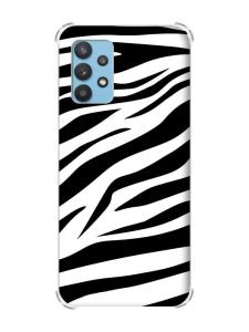 Чохол з потовщеними кутами на Samsung Galaxy A32 рельєфний дизайн Зебра принт: 92