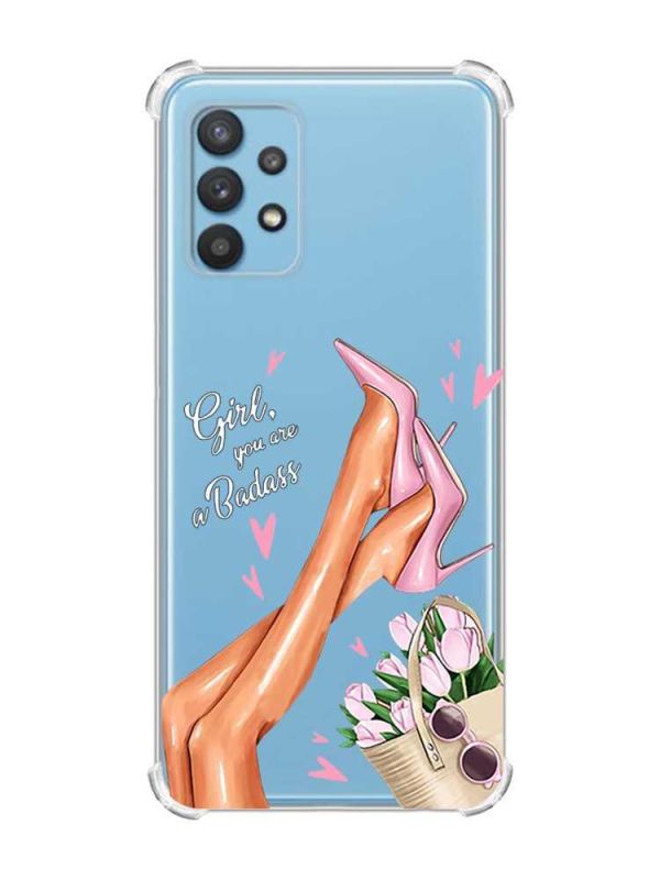 Чохол з потовщеними кутами на Samsung Galaxy A32 Ніжки (принт: 62)