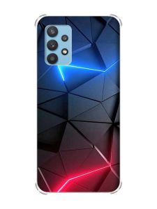 Чохол з потовщеними кутами на Samsung Galaxy A32 дизайн Рельєфний фон принт: 36