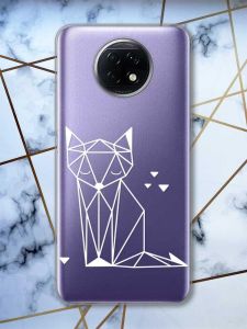 Прозорий чохол на Xiaomi Redmi Note 9T/Redmi Note 9 5G Лисиця (принт: 127)