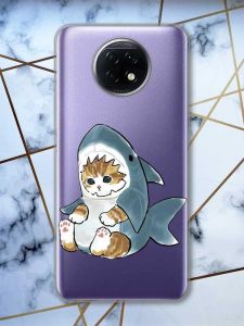 Прозорий чохол на Xiaomi Redmi Note 9T/Redmi Note 9 5G Кошеня (принт: 120)