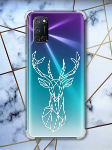 Прозорий чохол з малюнком на Oppo A52/A72/A92 Олень (принт: 129)