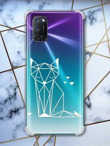Прозорий чохол з малюнком на Oppo A52/A72/A92 Лисиця (принт: 127)