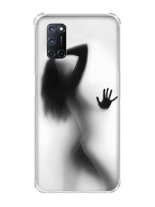 Чохол з малюнком на Oppo A52/A72/A92 :: Силует дівчини (принт 66)