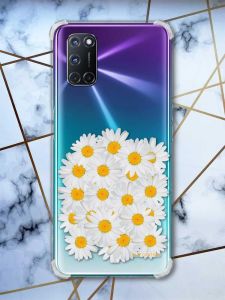 Прозорий чохол з малюнком на Oppo A52/A72/A92 Букет ромашок (принт:: 40)