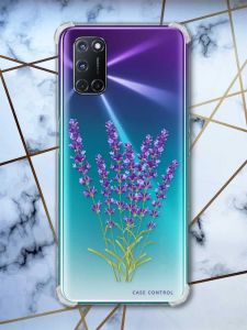 Прозорий чохол з малюнком на Oppo A52/A72/A92 Лаванда (принт:: 28)