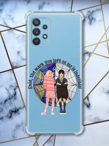 Чохол з потовщеними кутами на Samsung Galaxy A32 Дівчата з Венздей (принт: 211)