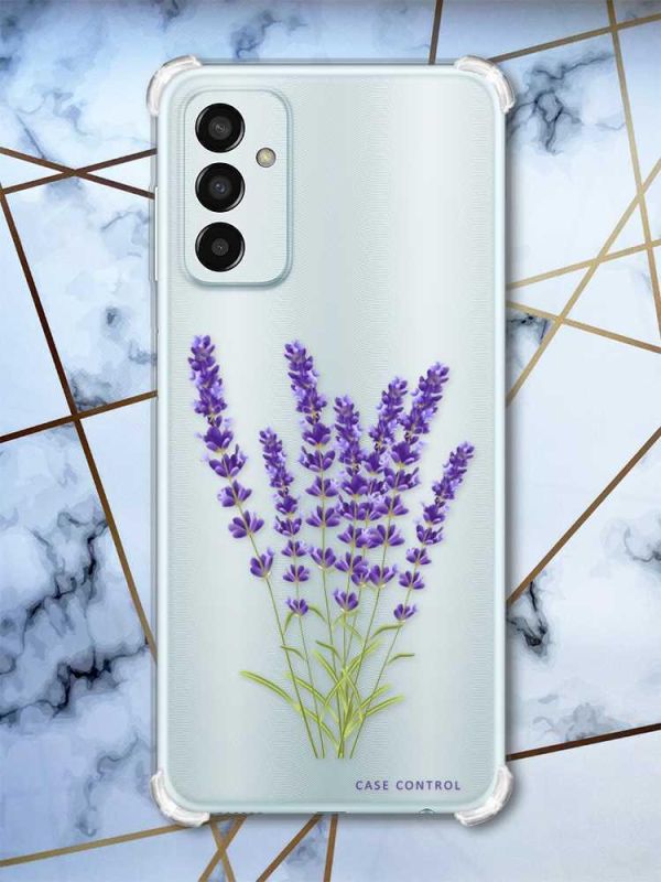 Чохол із потовщеними кутами на Samsung Galaxy M13 4G Лаванда (принт: 28)