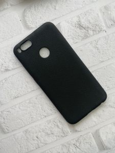 Силіконовий чохол з тисненням для Xiaomi Redmi A1 / 5X Чорний