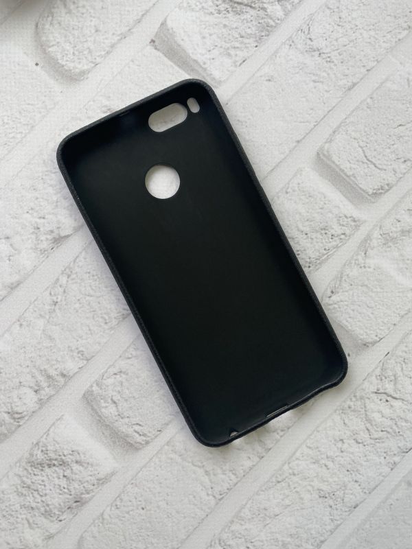 Силіконовий чохол з тисненням для Xiaomi Redmi A1 / 5X Чорний