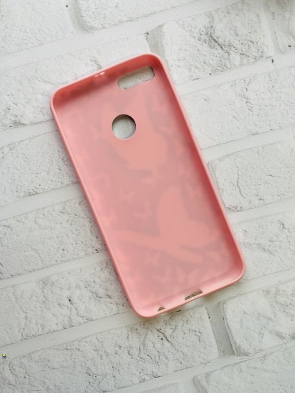 Силіконовий чохол з малюнком і камінням для Xiaomi Redmi A1 / 5X Метелики на рожевому