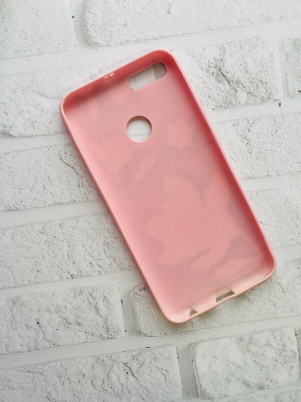 Силіконовий чохол з малюнком і камінням для Xiaomi Redmi A1 / 5X Фіолетовий цвіт магнолії