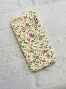 Силіконовий матовий чохол з малюнком для Xiaomi Redmi A1 / 5X Дрібні квіти на білому