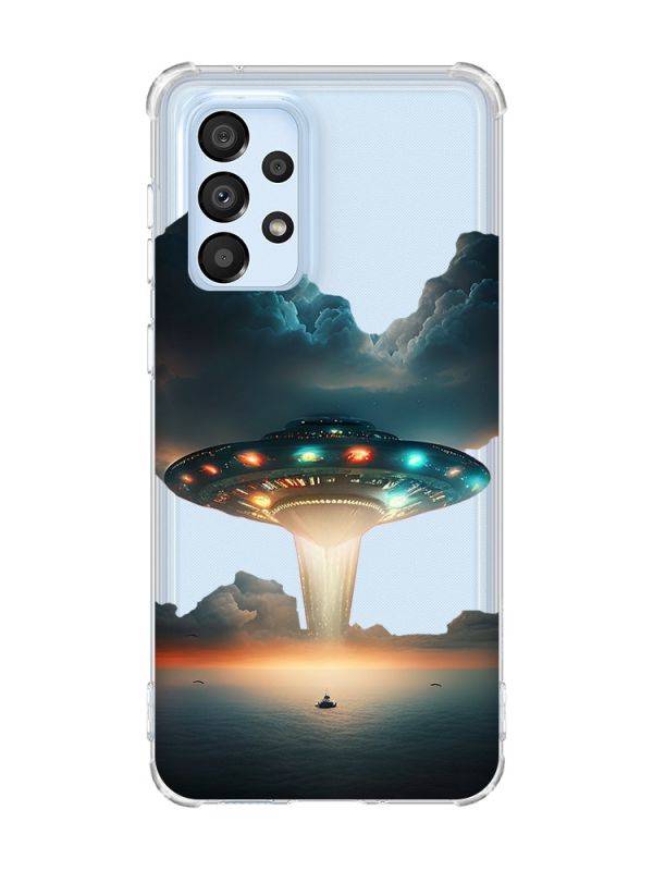 Чохол з потовщеними кутами на Samsung Galaxy A33 5G Тарілка UFO (принт 241)