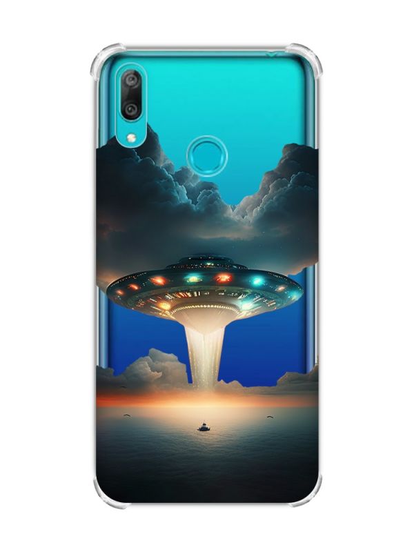 Чохол з потовщеними кутами Huawei Y7 2019/Y7 prime 2019 Тарілка UFO (принт 241)