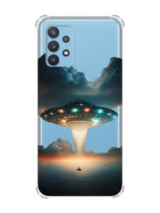 Чохол з потовщеними кутами на Samsung Galaxy A32 Тарілка UFO (принт 241)