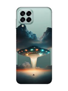 Прозорий чохол на Samsung Galaxy M33 5G Тарілка UFO (принт 241)