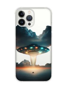 Чохол із потовщеними кутами на iPhone 14 Pro Max Тарілка UFO (принт 241)