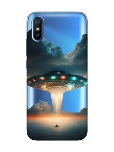 Прозорий чохол на Xiaomi Redmi 9A  Тарілка UFO (принт 241)