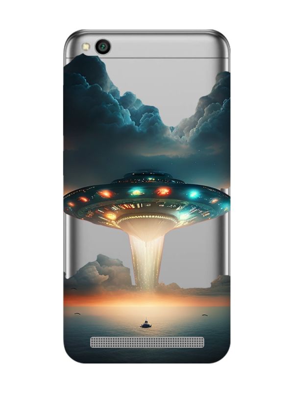 Прозорий чохол на Xiaomi Redmi 5A Тарілка UFO (принт 241)
