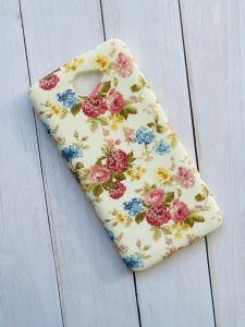 Силіконовий матовий чохол із малюнком для Huawei Y3-II Букетики на білому