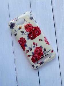 Силіконовий чохол з камінням для Huawei Y3-II Букети троянд