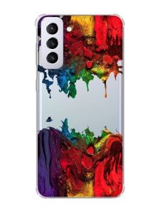 Чохол з потовщеними кутами на Samsung Galaxy S21 Plus Фарби (принт 249)