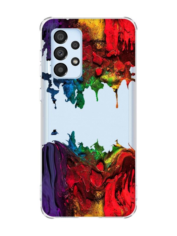 Чохол з потовщеними кутами на Samsung Galaxy A33 5G Фарби (принт 249)