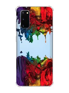 Чохол із потовщеними кутами на Samsung Galaxy S20 Plus Фарби (принт 249)