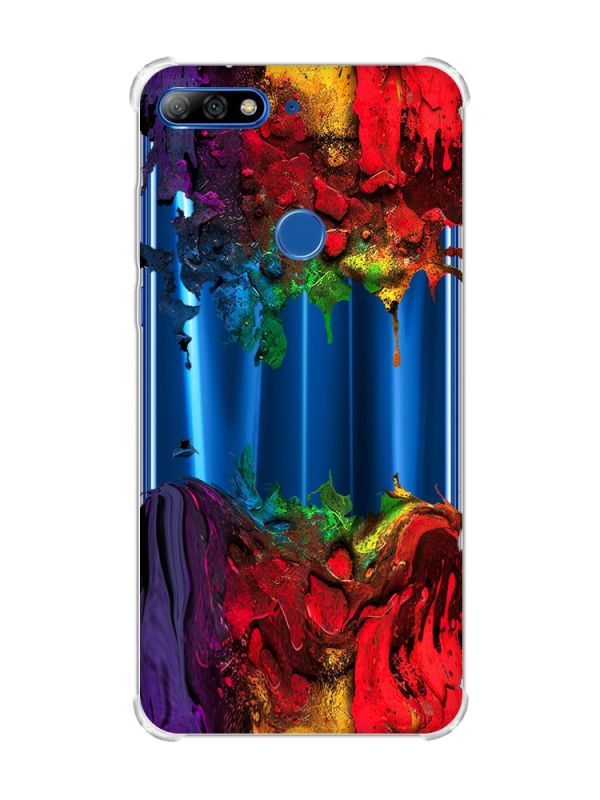 Чохол з потовщеними кутами на Huawei Y7 2018/Y7 Prime 2018 :: Фарби (принт 249)