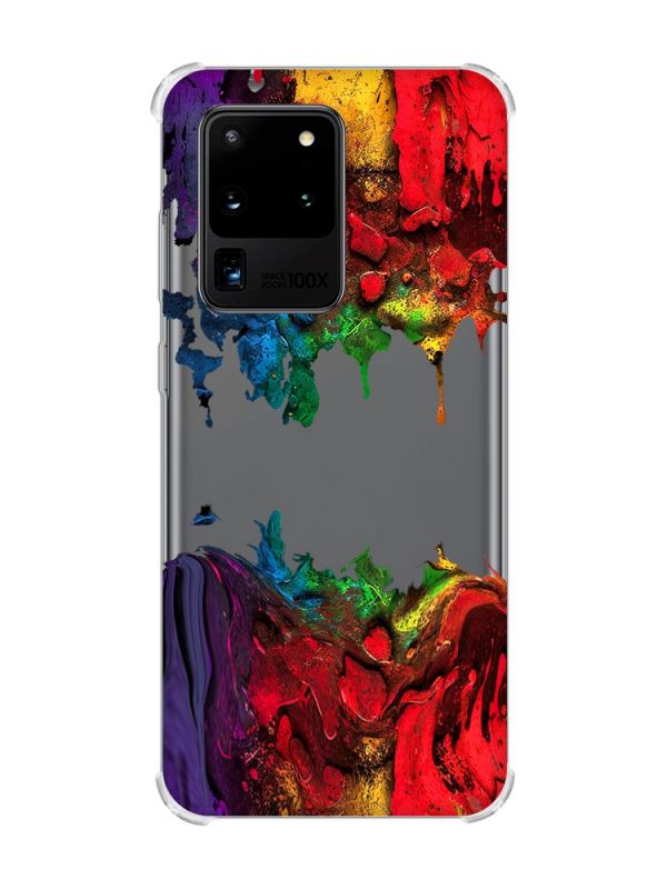 Чохол з потовщеними кутами на Samsung Galaxy S20 Ultra Фарби (принт 249)