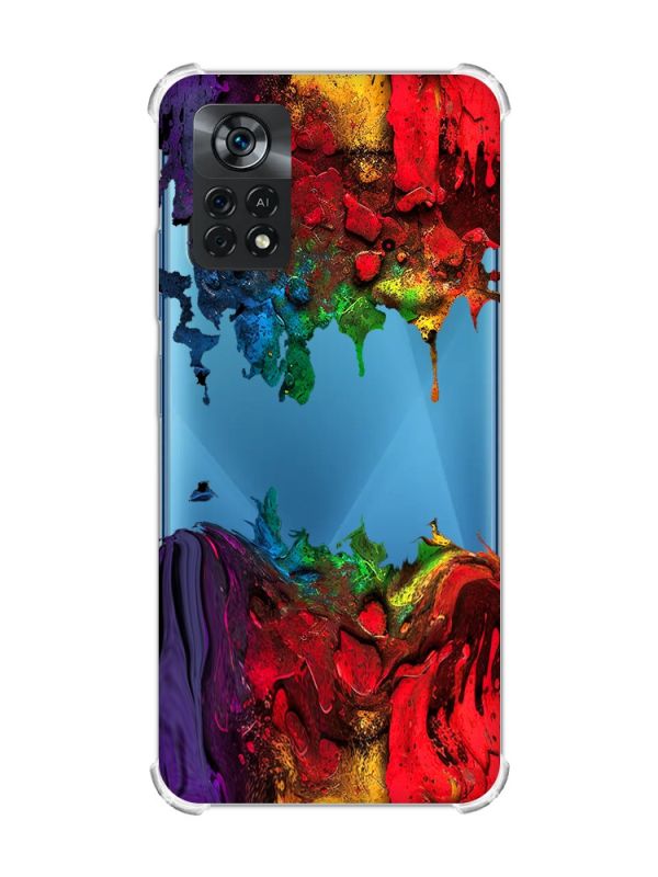 Чохол з потовщеними кутами на Xiaomi Poco X4 Pro 5G :: Фарби (принт 249)