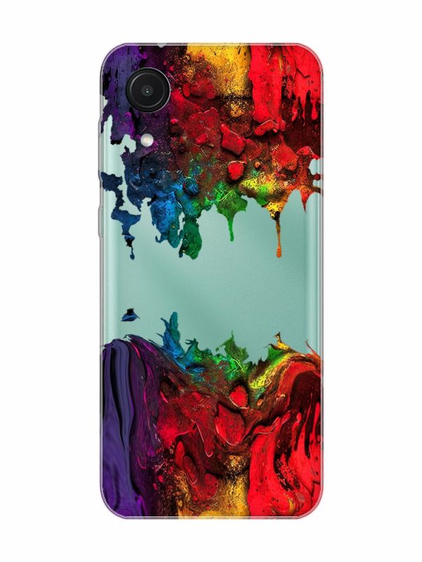 Прозорий чохол на Samsung Galaxy A03 Core / A032 Фарби (принт 249)