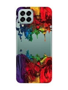 Прозорий чохол на Samsung Galaxy M33 5G :: Фарби (принт 249)