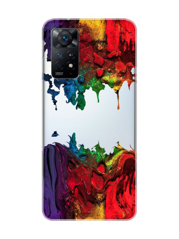 Прозорий чохол на Xiaomi Redmi Note 11 Pro :: Фарби (принт 249)
