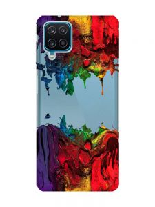 Прозорий чохол на Samsung A12 4G Фарби (принт 249)
