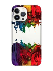 Прозорий чохол із захистом камери на iPhone 14 Pro :: Фарби (принт 249)