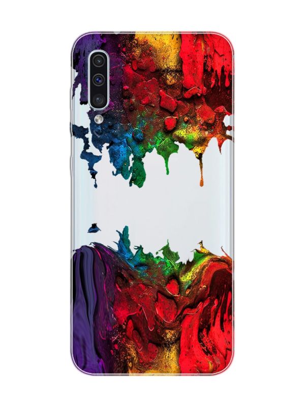 Прозорий чохол на Samsung Galaxy A50 (2019) A505 Фарби (принт 249)