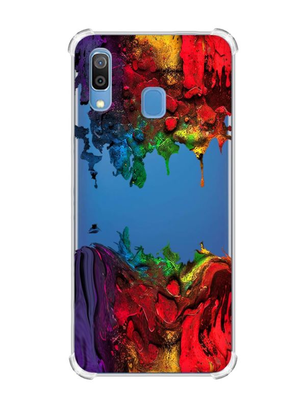 Чохол з потовщеними кутами на Samsung Galaxy A30 (2019) / A20 (2019) Фарби (принт 249)