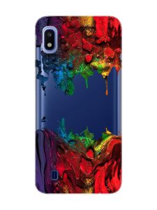 Прозорий чохол на Samsung Galaxy A10 (2019) A105 Фарби (принт 249)