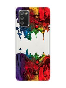 Прозорий чохол для Samsung Galaxy A02s Фарби (принт 249)