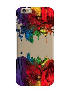 Прозорий чохол на iPhone 6/6s :: Фарби (принт 249)