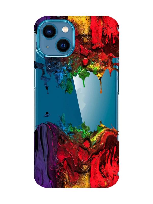 Прозорий чохол для iPhone 13 mini :: Фарби (принт 249)