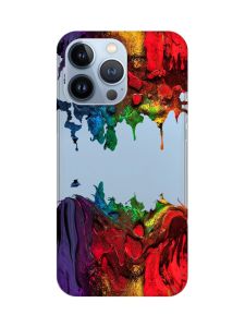 Прозорий чохол на Apple iPhone 13 Pro :: Фарби (принт 249)