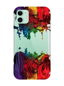 Прозорий чохол на Apple iPhone 11 (6,1) Фарби (принт 249)
