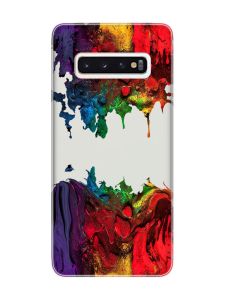 Прозорий чохол на Samsung Galaxy S10 Фарби (принт 249)