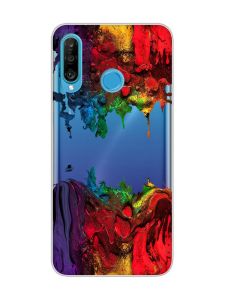 Прозорий чохол на Huawei P30 Lite :: Фарби (принт 249)